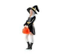 mophrati Miniature Doll Miniature Figurine 1/64 Tiny People Model Halloween Figure Decor For Unique Halloween Celebrations 1/64 Painted People Figures Resin Dollhouse Model, girl