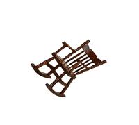 mophrati Miniature Rocking Chair Model Accessory Suitable For 112 Scale Doll House Colorful Atmosphere In Every Detail Dollhouse Miniature Rocking Chair Model Accessory