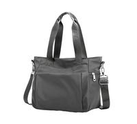 mophrati Multi-functional Womens Large Tote Bag - Multiple Carry Ways And Easy Organization Nylon Shoulder Bag Crossbody, Grey