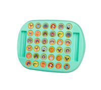 mophrati Multiplayer game tests memory and fruit board tabletop game person memory puzzle flipping cooperation players, Green+animals