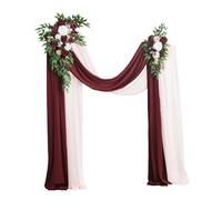 mophrati Never Wither And Fall Charming Wedding Arch Flowers Kit Silk Rose
