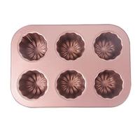 mophrati Non-Stick Cupcake Mold Made With Carbon Steel For Durability Eco-Friendly And Non-Toxic Canele Mold Cake Pan Durable