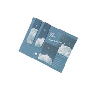 mophrati Pack of 2 Bookmark Self-Adhesive Stationery Page Marker Decorative Multiple Uses Decorations Ins Style Pages Clip, Type 1