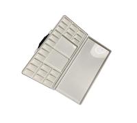 mophrati Paint Box Palette Mixing Artists Large Capacity Durable Empty with Lid Professional Durable. Palette Tray Has Lid Allows Box and to Close Tightly.