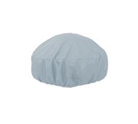 mophrati Patio Fire Pits Cover Grill BBQ Shelter Outdoor Yard Sun Shade Adjustable Dust Cover Furniture Covers Hem Cord , Gray , 85x40cm