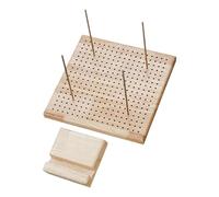 mophrati Pegboard for Crochet Accessories Tool Equipment Gift for Creative Minds Who Love Crafting and Knitting Projects Crochet Board Blocking Square Knitting Board