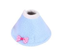 mophrati Pets Collar Anti-bite Neck Protective Recovery Cone Clothes Circle Cloak Collars Protector Clothing Accessory , Blue , S
