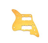 mophrati Pick Guard Decorative Workmanship Metal Pickguard No Burrs Guitar Supplies Replacement Professional Scratch Plate, Gold, 105