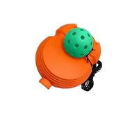 mophrati Pickleball Training Aid With Elastic Ball Accessories Include Baseboard 40 Holes Skill Development Practicing And Playing To Improve Concentration And Hand Eye, Green Ball, 24x16x5cm