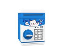 mophrati Piggy Bank Saving Jar Electronic Unbreakable Kid-learning Smart Money Boxes Primary School Student Birthday Toys, Blue