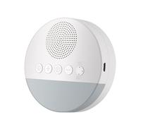 mophrati Plastic White Noise Machine Reusable Small Battery Powered USB Charging DC 5V Night Light Travel Sleeping Player