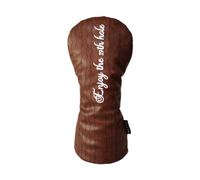 mophrati Plush Lined Golf Club Head Cover PU Golf Club Head Cover Woods Headcovers Long Neck But Not Easy To Slip. Nice Gift For Most Enthusiasts