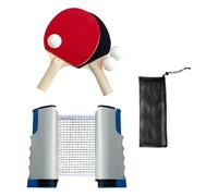 mophrati Pong Paddles Set Table Potentials Includes Rackets And Balls Sturdy Materials Enjoyable Long-Term And 1 Storage Bag To Meet Table Tennis Training Needs. Portable Tennis, Grey