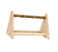 mophrati Portable Bird Cage Toys Gym Platform Shelf Increasing Playtime Opportunities For Birds Creates Lasting Between Parrots Tabletop Play Stand Training, without cup, 22.4x13.5x14.3cm