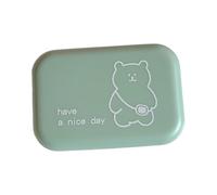 mophrati Portable Box Contacts Lenses Case Plastic Leak-Proof Spare Parts Make Up Eyewear Container Accessories, Green