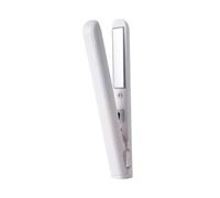 mophrati Portable Cordless Curling Iron Professional Styling Compact and Easy to Carry Gentle On Hair ABS Safe and Durable, White