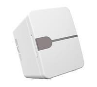 mophrati Portable Efficient Cooling Fridge Drinks Cosmetics Storage Option For Office Car Home Or Travel Making Suitable For In Cars Mini Fridge 4L Beauty Makeup Skincare Mini, White