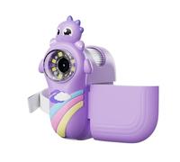 mophrati Portable Handheld Microscope With Built-in LED Screen Exploring Microscopic World ABS Pocket Handheld Microscope Lights, violet