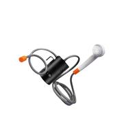 mophrati Portable Shower System With Electric USB Pump And Hose Easy Installation Camping Pet Bathing And Car Washing Portable Shower Hose Head Pump For Camping Hiking, Black no Remote, 1.8m