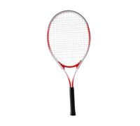 mophrati Portable Tennis Racquet Training Equipment Tool With Comfortable Nonslip Grip For Backyard And Park Tennis Practice Comfortable Nonslip Shock Resistant Handle Grip, Adults Red