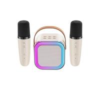 mophrati Powerful Sound And Wireless Microphone Speaker With Microphone For Ultimate Performance ABS With Battery Bluetooth 5.1