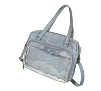 mophrati Practical PU japanese school Large Capacity Carry Crossbody Bags For With Fashionable Ocns Made With Bags bag, blue