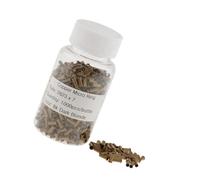 mophrati Premium 1000 Pieces Copper for Micro Ring Links Tubes Crimp Bead for Hair Extension Extensions Rings, Dark yellow