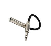 mophrati Premium 35mm Audio Cable 20cm Adapter Cord Provides Reliable Audio Performance And Excellent Sound 6.35mm TRS Socket Female To 6. Male Plug Cable Leads For Exceptional Sound