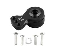 mophrati Premium Aluminum Servo Arm Rocker Accessory Server for 1/10 RC Cars Boat Buggy Enhanced Durability 25T Saver, M Black