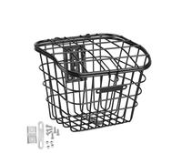 mophrati Premium Bicycle Front Basket Rack Hanging,Black,22.5 x17 x27 cm | Load Capacity Has Strong Load Capacity Hanging Bicycle Basket Front Handlebar For Dogs