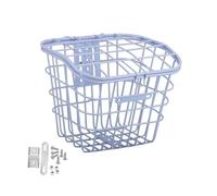 mophrati Premium Bicycle Front Basket Rack Hanging,White,22.5 x17 x27 cm | Load Capacity Has Strong Load Capacity Hanging Bicycle Basket Front Handlebar For Dogs