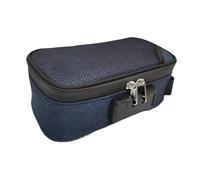 mophrati Premium Portable Stash Box with Smell Proof Technology and Combination Lock Organized for Easy Access and Secure Storage Lock Storage Case for Travel Containers, Dark Blue, 21x11x8cm
