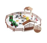mophrati Pretend Play Toy Farm Animal Toys Set Unique Educational Focus Helping Children Develop Imaginations And Knowledge Farm Tractor Playset Toy Kids Boys Girls Gifts, Style B