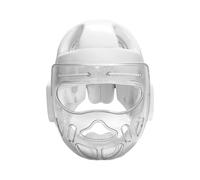 mophrati Pro-Grade Karate Headgear Boxing Helmet Unique Hollow Out Promoting Air Circulation Competitive Training Martial Arts Headgear Boxing Hollow Out