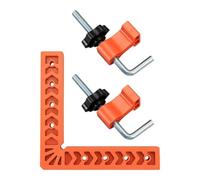 mophrati Professional Positioning Squares and 90 Degree Corner Clamps Combine to Produce Accurate Results in Woodwork Projects Positioning Squares Carpenter Tool with 2 Clamps