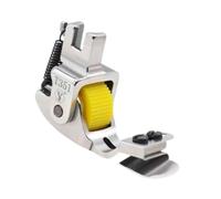 mophrati Professional Sewing Foot Sewing Supplies Versatile Tool for Achieving Exceptional Hemming Results On Various Fabrics Presser Foot Rolled Hemmer Presser, Yellow Gear, 6x3.5cm
