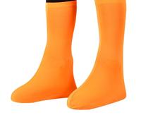 mophrati Protective Cycling Gear Stretchable Waterproof Shoe Covers For Cyclists Reusable Shoe Covers Can Firmly Wrap Around Shoes Slip-On Boot Protectors For Cycling, orange