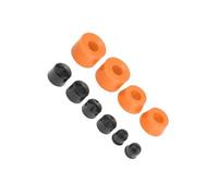 mophrati PU Conical Cylinder Bushings Cups Set Essential Upgrade Increase Performance Replace Skateboard Truck Parts Shockproof Skateboard Nuts Truck Rebuild Kit, Orange, 11x16x24mm