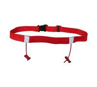 mophrati Race Running Belt with Adjustable Elastic Triathlon Cycling Running Projects Comfortable Waist Belt for Men Women Bib Holder Race Triathlon Waist, Red, 25x920mm