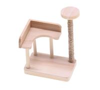 mophrati Realistic Miniature Cats Climbing Pole Incredible Detail For Creative Kids Playhouse Experiences Durable. Miniature Cat Shelves Perches Furniture Cat Decor