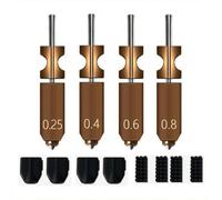 mophrati Reliable Ad5x Nozzle 0.4 Ad5x Extruder Option,4pcs | Option For Daily Printing Tasks Built For Simple Replacement Providing Stability And Consistency In Every Print Job