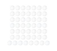mophrati Reliable Transparent Cabochons Flatback Round Crafting Stunning Jewelry Including Keychains Earring Pendants Glass Cabochons Dome Tiles Half Round Flatback, Clear, 12mm 50 pcs