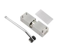 mophrati Residential Self Closing Door Closer Suitable for Home Office and Hotel Room Doors Latch Engagement Subject, Silver, 10x13cm