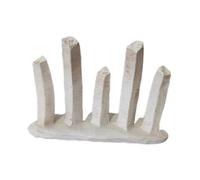 mophrati Resin Rockery Mountain View Stone Ornament Functional And Decorative Piece For Aquarium Freshwater And Saltwater. Aquarium View Decor Is Easy To Clean And Beautiful Scenery With Skull Fish