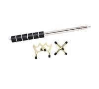 mophrati Retractable Billiard Cue Stick Bridge With Head Adjustable Size Pool Cue Accessory For Clubs And Home Removable Fork Head Pool Stick Holder Extendable Billiard Stand, Low Cross