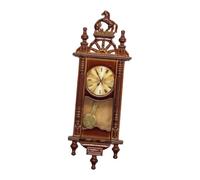 mophrati Retro Antique Dollhouse Clock Suitable For 1 12 Scale Showcases Beautiful Art Decor With Timeless Charm And Elegance Dollhouse Model Miniature Furniture Decoration