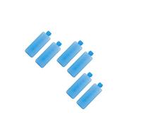 mophrati Reusable Ice Boards Simply Stays Longer Ice Brick Pack for Box Freezer Blocks Outdoor Activities Blocks Cooling Pack for Cool Bag Cool Box, Blue, 11.5x4x3cm