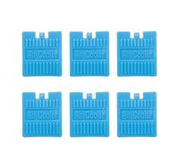 mophrati Reusable Ice Boards Simply Stays Longer Ice Brick Pack for Box Freezer Blocks Outdoor Activities Blocks Cooling Pack for Cool Bag Cool Box, Blue, 14.5x13x1.5cm