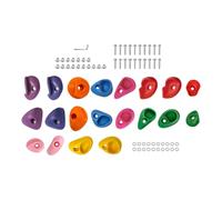 mophrati Rock Wall Holds Hand Feet Hold Grip Kits Kids Toy Assemble Creative Climbing Walls Strengthen Grip Skills And Boost Confidence Rock Climbing Holds For Kids Tree