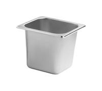 mophrati Roomy Steam Pans Best Choice For Buffet Party Supply Deep Steam Table Pan 1/6 Size Fantastic For Catering Events Deep Table Pan 1/6 Size Buffet Party Supply, Silver, L